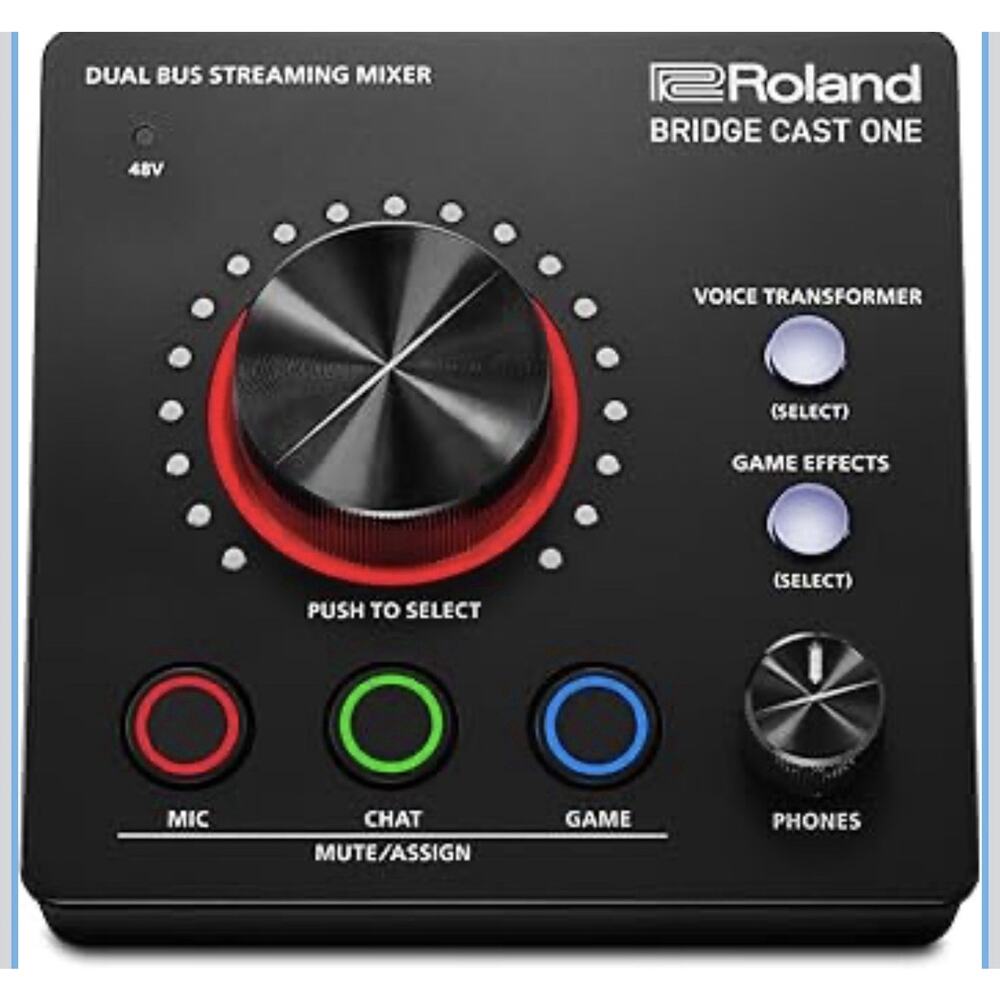 Roland BRIDGE CAST ONE Dual Bus Streaming Mixer | Compact Audio Streaming Mixer
